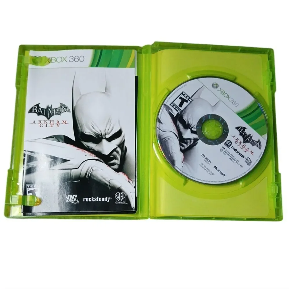 Batman Arkham Asylum & City Microsoft Xbox 360 Lot Of 2 CIB Games/Not‎ Tested